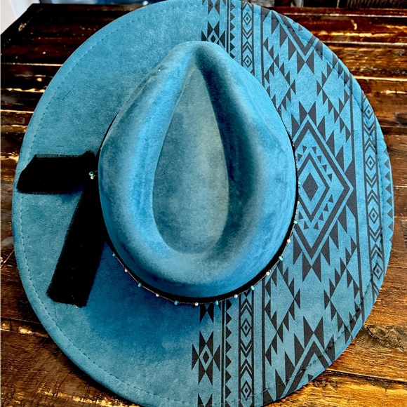 Accessories - Southwestern wide brim hat